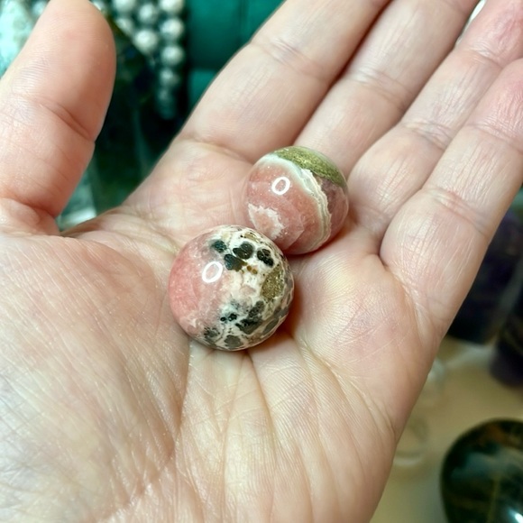 Mini Rhodochrosite Sphere - Picture 2 of 2